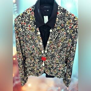 Daughters Of The Liberation Women's Multicolor Floral Blazer